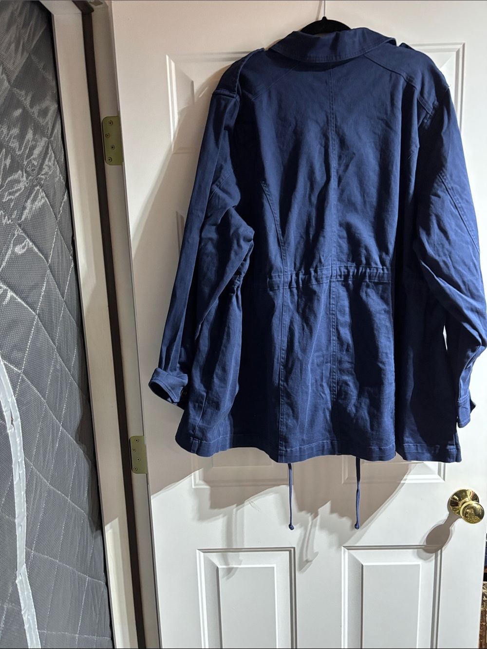 torrid Navy Drawstring Utility/cargo Jacket - Picture 10 of 10